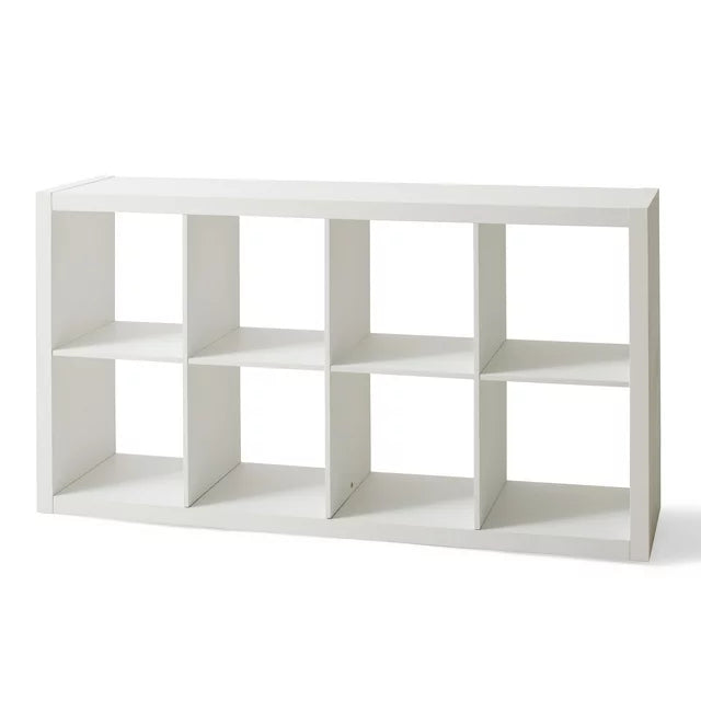 Better Homes & Gardens 8-Cube Storage Organizer, White Texture nowalshop