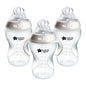 Tommee Tippee Baby Bottles, Natural Start Anti-Colic Baby Bottle with Thicker Feed Breast-Like Nipple, 11oz, 6 Months+, Self-Sterilizing, Baby Feeding Essentials, 3 Pack