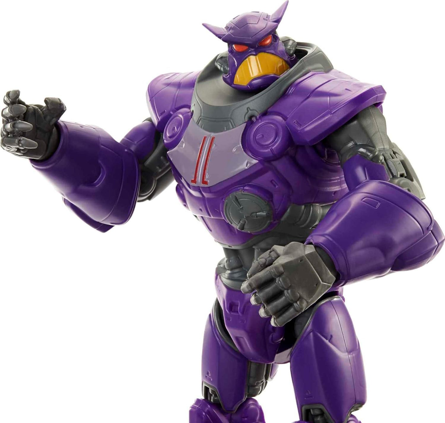 Mattel Disney Pixar Lightyear Large Scale Zurg Action Figure, 13.75 in Tall Authentic Movie Toy 11 Movable Joints, Collectible Gift for Kids 4 Years & Up