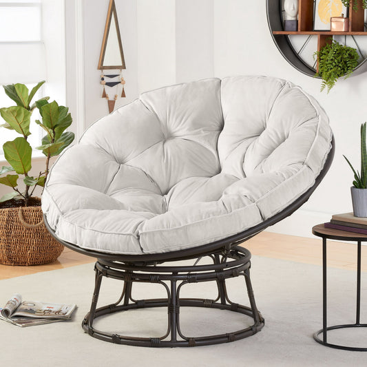 Better Homes & Gardens Papasan Chair, Pumice Gray, 46 - nowalshop